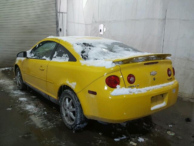 1G1AL15F467862838 - 2006 CHEVROLET COBALT LT YELLOW photo 3