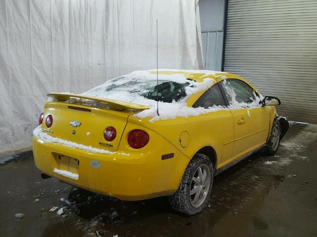 1G1AL15F467862838 - 2006 CHEVROLET COBALT LT YELLOW photo 4