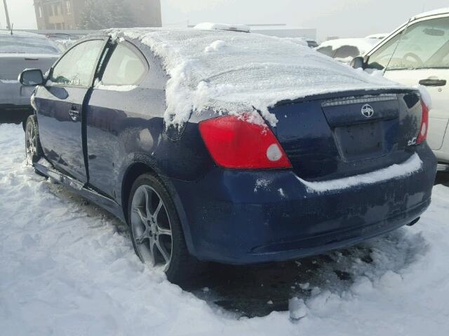 JTKDE177250047588 - 2005 TOYOTA SCION TC 蓝色 照片 3