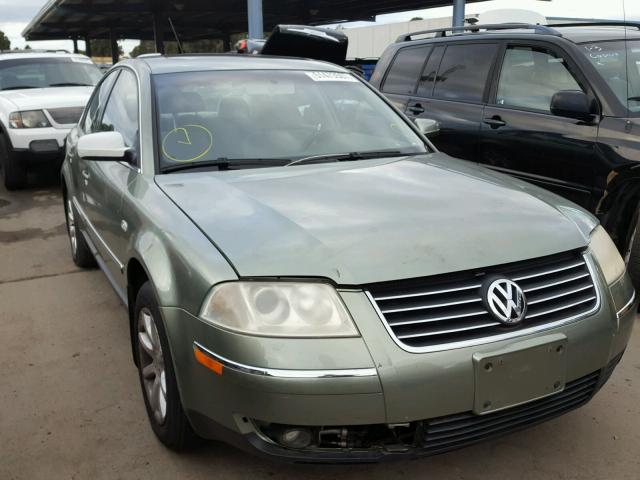 WVWPD63B74E136301 - 2004 VOLKSWAGEN PASSAT GLS GREEN photo 1