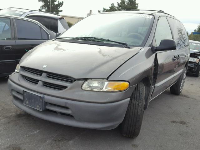 1B4GP45R5VB368465 - 1997 DODGE CARAVAN SE GRAY photo 2