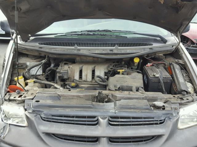 1B4GP45R5VB368465 - 1997 DODGE CARAVAN SE GRAY photo 7