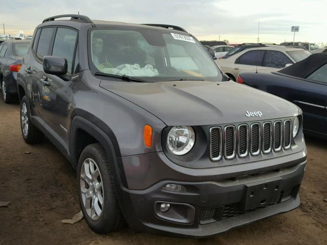 ZACCJBBB9HPF48881 - 2017 JEEP RENEGADE L CHARCOAL photo 1