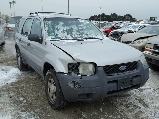 1FMYU02163KA33120 - 2003 FORD ESCAPE XLS GRAY photo 1