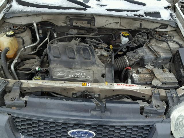 1FMYU02163KA33120 - 2003 FORD ESCAPE XLS GRAY photo 7