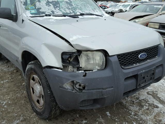 1FMYU02163KA33120 - 2003 FORD ESCAPE XLS GRAY photo 9