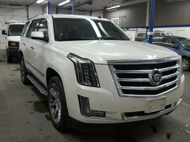 1GYS4BKJ5FR170240 - 2015 CADILLAC ESCALADE L WHITE photo 1