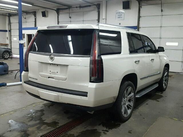 1GYS4BKJ5FR170240 - 2015 CADILLAC ESCALADE L WHITE photo 4