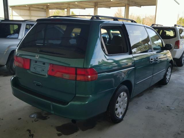 2HKRL1851YH572567 - 2000 HONDA ODYSSEY LX GREEN photo 4