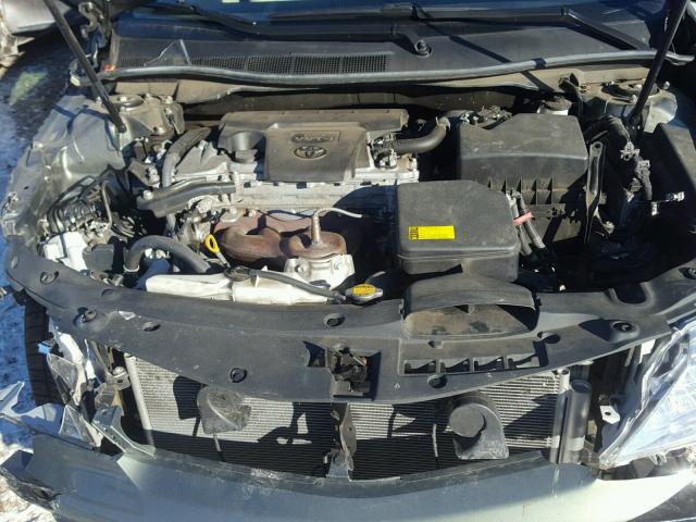 4T4BF1FK9CR204980 - 2012 TOYOTA CAMRY BASE GRAY photo 7