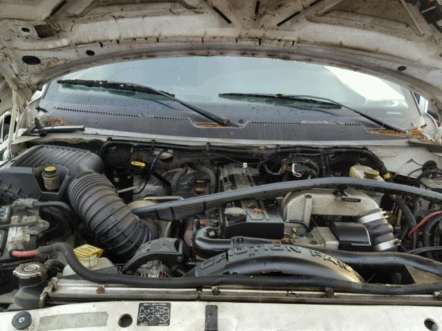 1B7KF23601J592398 - 2001 DODGE RAM 2500 WHITE photo 7