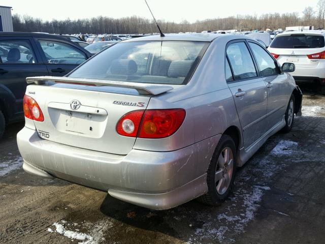 2T1BR32E33C112066 - 2003 TOYOTA COROLLA CE SILVER photo 4