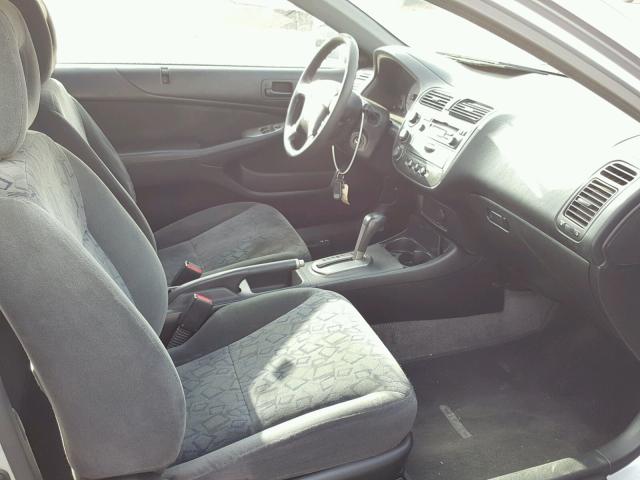 1HGEM22912L034503 - 2002 HONDA CIVIC EX 银色 照片 5