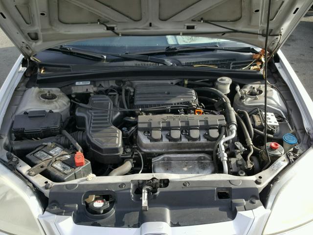 1HGEM22912L034503 - 2002 HONDA CIVIC EX 银色 照片 7