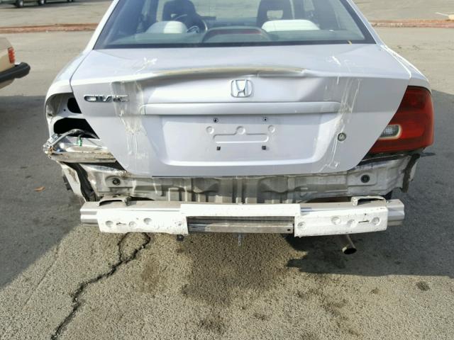 1HGEM22912L034503 - 2002 HONDA CIVIC EX 银色 照片 9