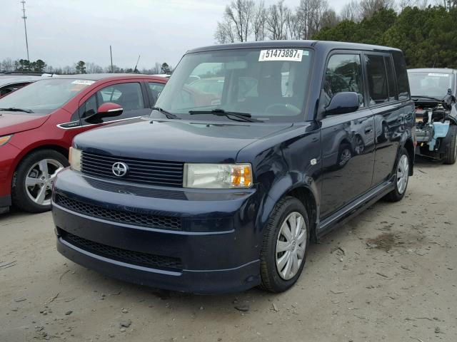 JTLKT334X50175108 - 2005 TOYOTA SCION XB BLUE photo 2