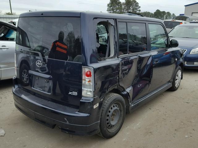 JTLKT334X50175108 - 2005 TOYOTA SCION XB 蓝色 照片 4