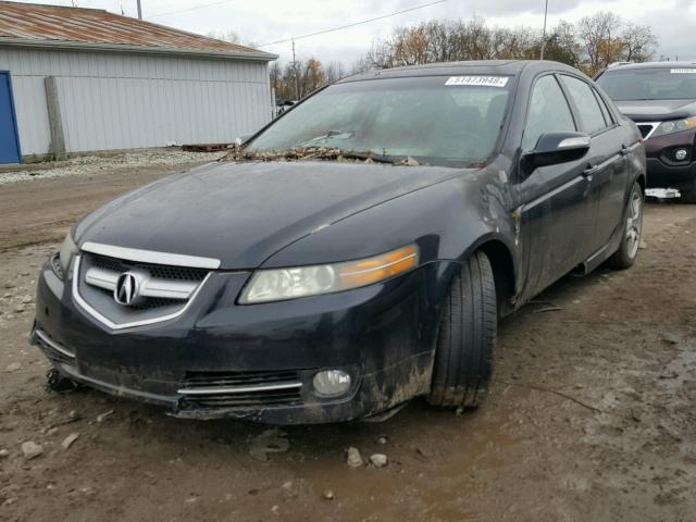 19UUA66277A004241 - 2007 ACURA TL BLACK photo 2