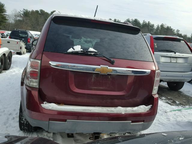 2CNDL73F376087391 - 2007 CHEVROLET EQUINOX LT MAROON photo 9