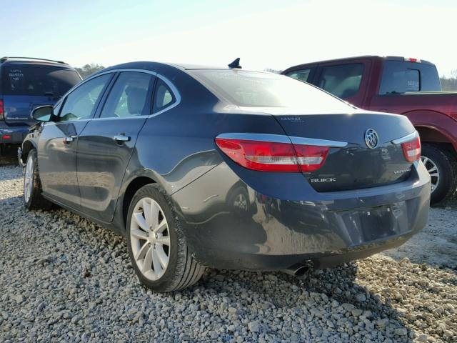 1G4PP5SK3E4117931 - 2014 BUICK VERANO GRAY photo 3