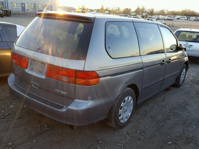 2HKRL1854YH581893 - 2000 HONDA ODYSSEY LX GRAY photo 4