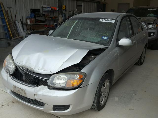 KNAFE222895614720 - 2009 KIA SPECTRA EX SILVER photo 2