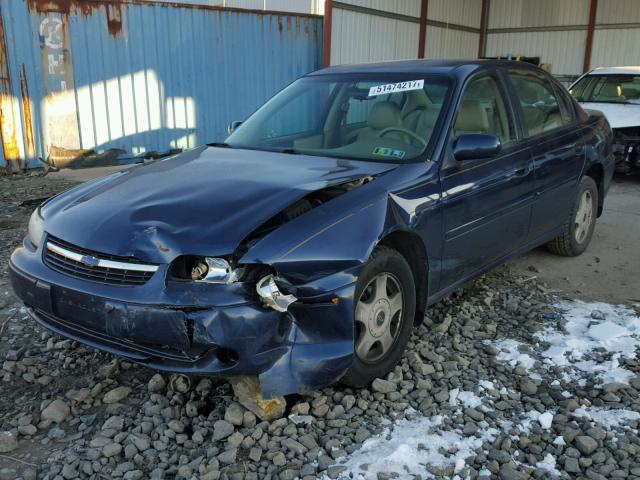 1G1NE52J616102131 - 2001 CHEVROLET MALIBU LS BLUE photo 2