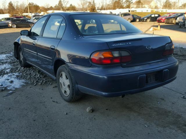 1G1NE52J616102131 - 2001 CHEVROLET MALIBU LS BLUE photo 3