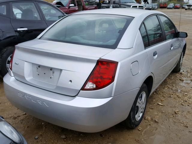 1G8AG52F35Z161213 - 2005 SATURN ION LEVEL SILVER photo 4