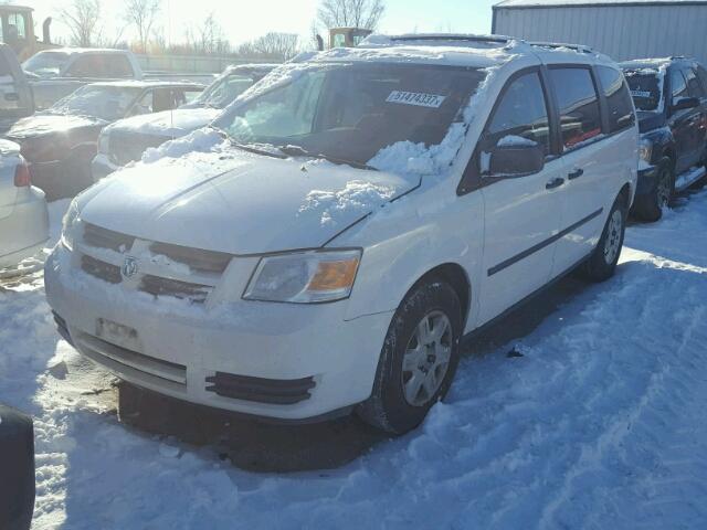 1D8HN44H38B148950 - 2008 DODGE GRAND CARA WHITE photo 2