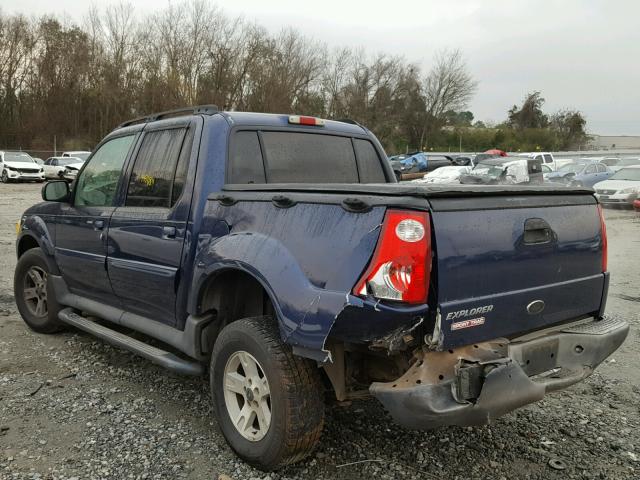 1FMZU67K45UA94269 - 2005 FORD EXPLORER S BLUE photo 3