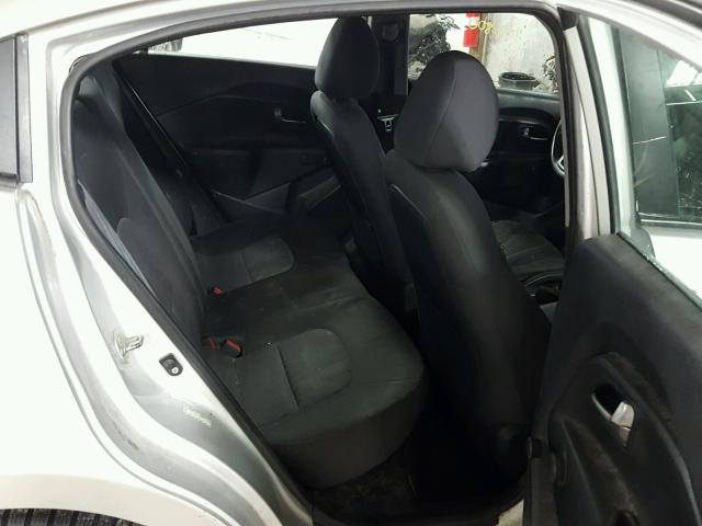 KNADM4A32D6100932 - 2013 KIA RIO LX Արծաթագույն լուսանկար 6