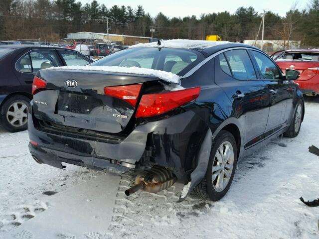 5XXGN4A72DG165037 - 2013 KIA OPTIMA EX BLACK photo 4