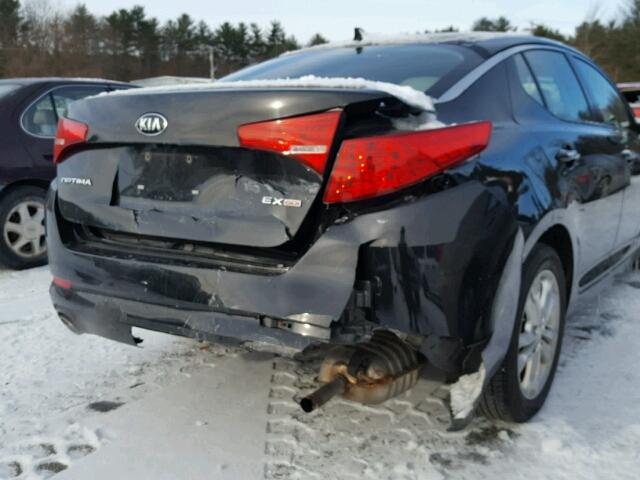 5XXGN4A72DG165037 - 2013 KIA OPTIMA EX BLACK photo 9