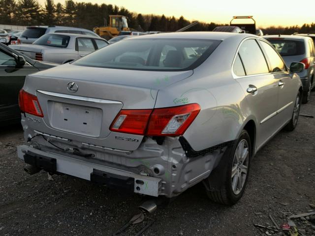 JTHBJ46G692305861 - 2009 LEXUS ES 350 SILVER photo 4