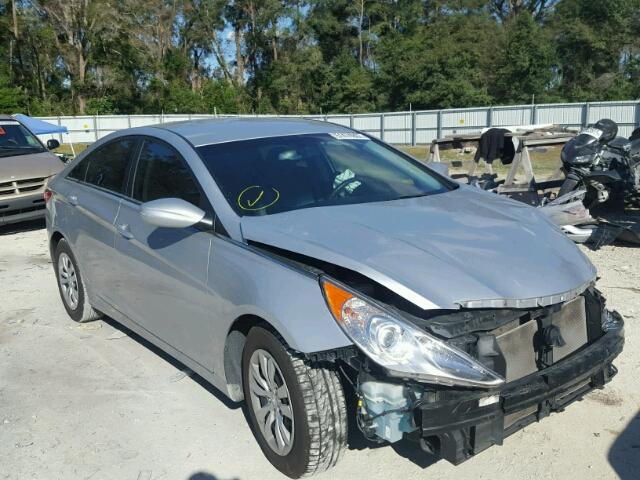 5NPEB4AC1CH479780 - 2012 HYUNDAI SONATA GLS SILVER photo 1