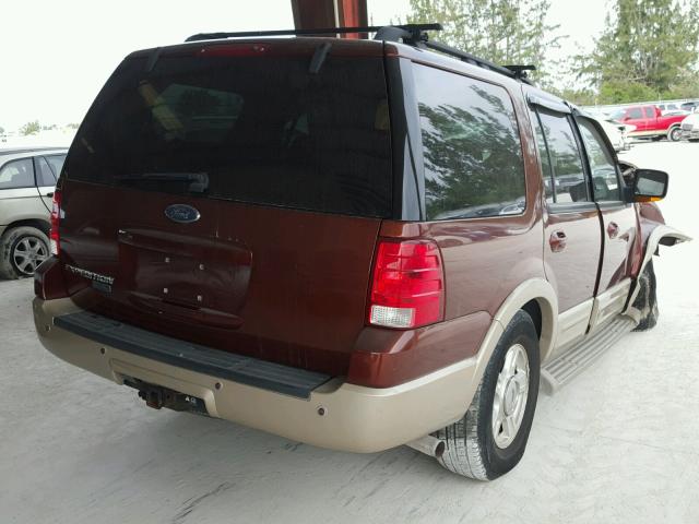 1FMPU17556LA82319 - 2006 FORD EXPEDITION MAROON photo 4