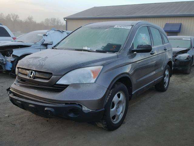 5J6RE48349L025830 - 2009 HONDA CR-V LX CHARCOAL photo 2