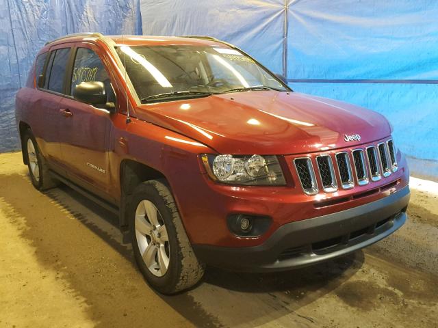 1C4NJDBB0ED698246 - 2014 JEEP COMPASS SP 红色 照片 1