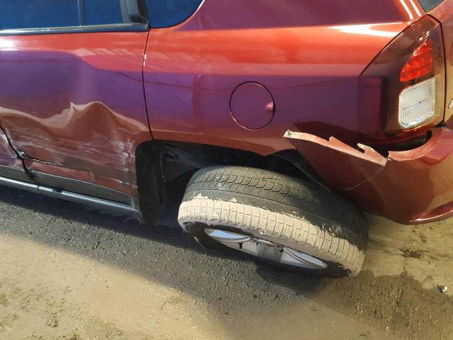 1C4NJDBB0ED698246 - 2014 JEEP COMPASS SP 红色 照片 9