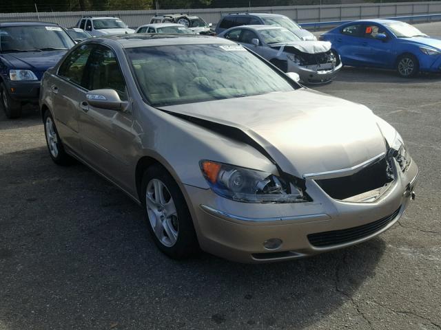 JH4KB16506C001392 - 2006 ACURA RL GOLD photo 1