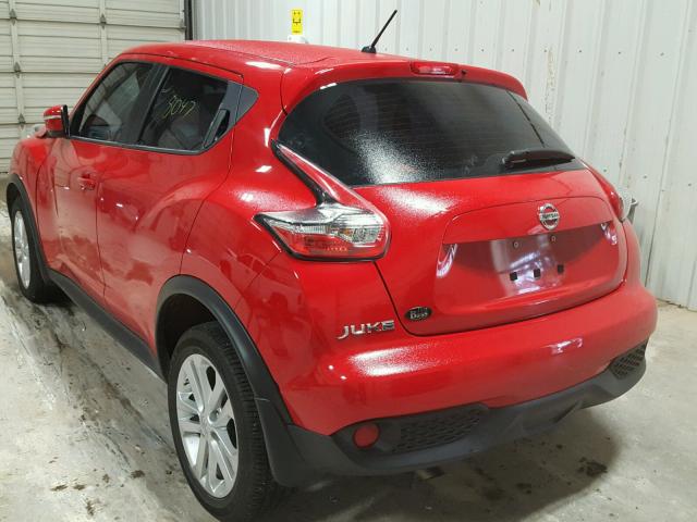 JN8AF5MR4GT602714 - 2016 NISSAN JUKE S RED photo 3