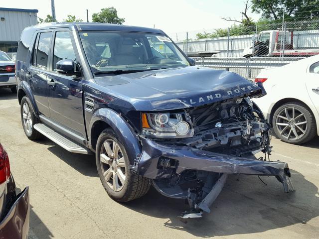 SALAG2V62FA770477 - 2015 LAND ROVER LR4 HSE BLUE photo 1