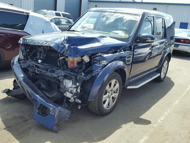 SALAG2V62FA770477 - 2015 LAND ROVER LR4 HSE BLUE photo 2