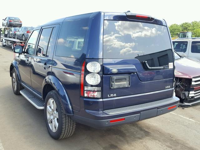 SALAG2V62FA770477 - 2015 LAND ROVER LR4 HSE BLUE photo 3