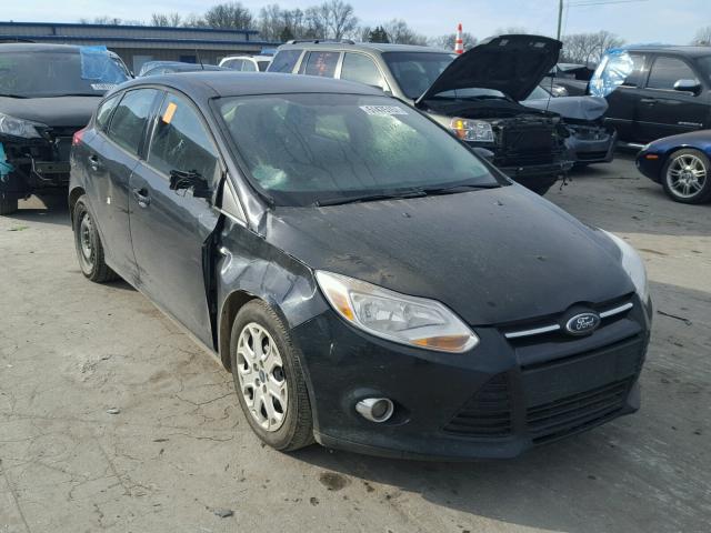 1FAHP3K24CL303662 - 2012 FORD FOCUS SE BLACK photo 1