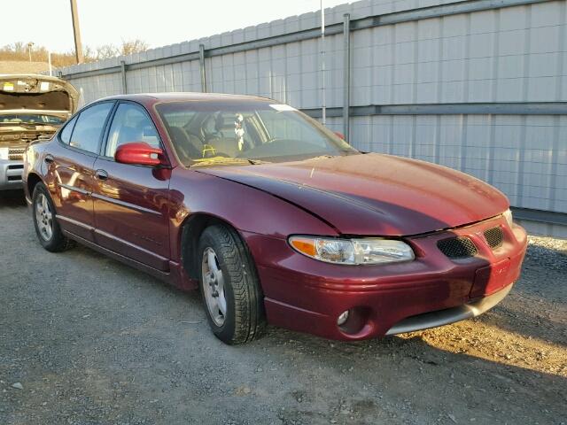 1G2WP52K5YF337813 - 2000 PONTIAC GRAND PRIX MAROON photo 1
