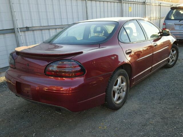1G2WP52K5YF337813 - 2000 PONTIAC GRAND PRIX MAROON photo 4