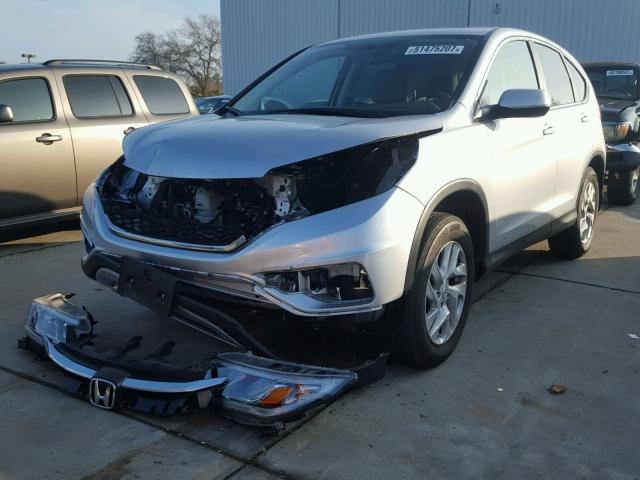 2HKRM4H5XGH658411 - 2016 HONDA CR-V EX GRAY photo 2