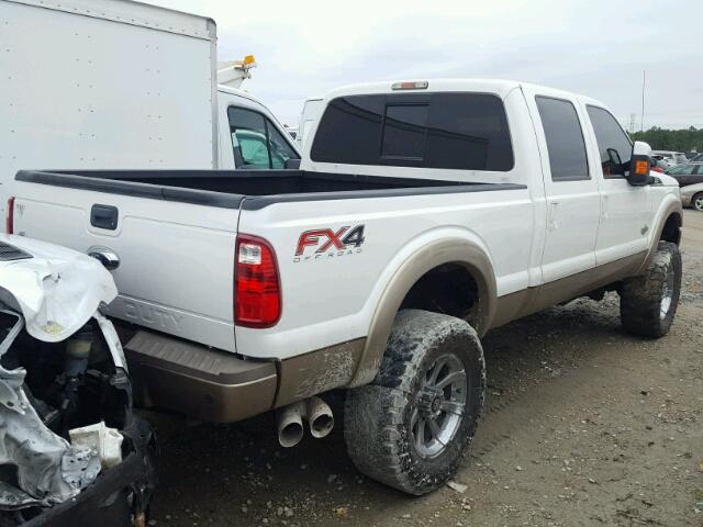 1FT7W2BT8DEA31683 - 2013 FORD F250 SUPER WHITE photo 4